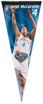 WNBA Janel McCarville NY Liberty Premium Felt Pennant - Wincraft