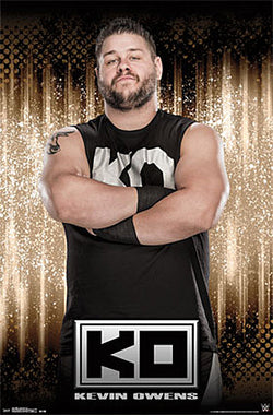 Kevin Owens "KO" WWE Wrestling Superstar Poster - Trends International