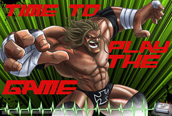 Triple H "Time To Play the Game" WWE Superhero Ultimate Theme Art Poster - Starz (#39)