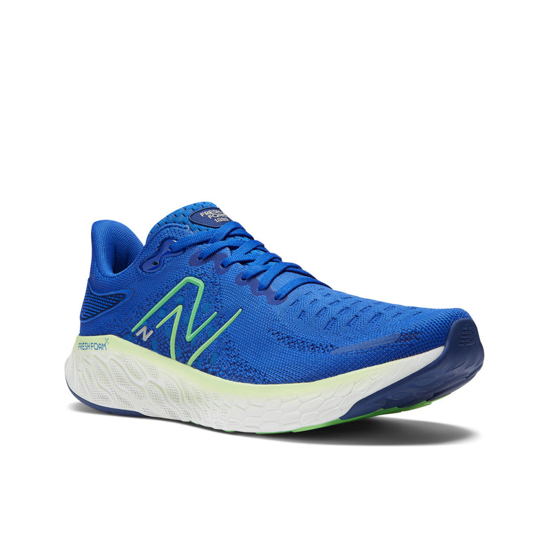 Men's New Balance Fresh Foam X Color: Blue with Green Apple an – Brown's Shoe Fit Cape