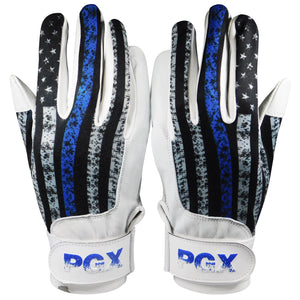 thin blue line baseball glove