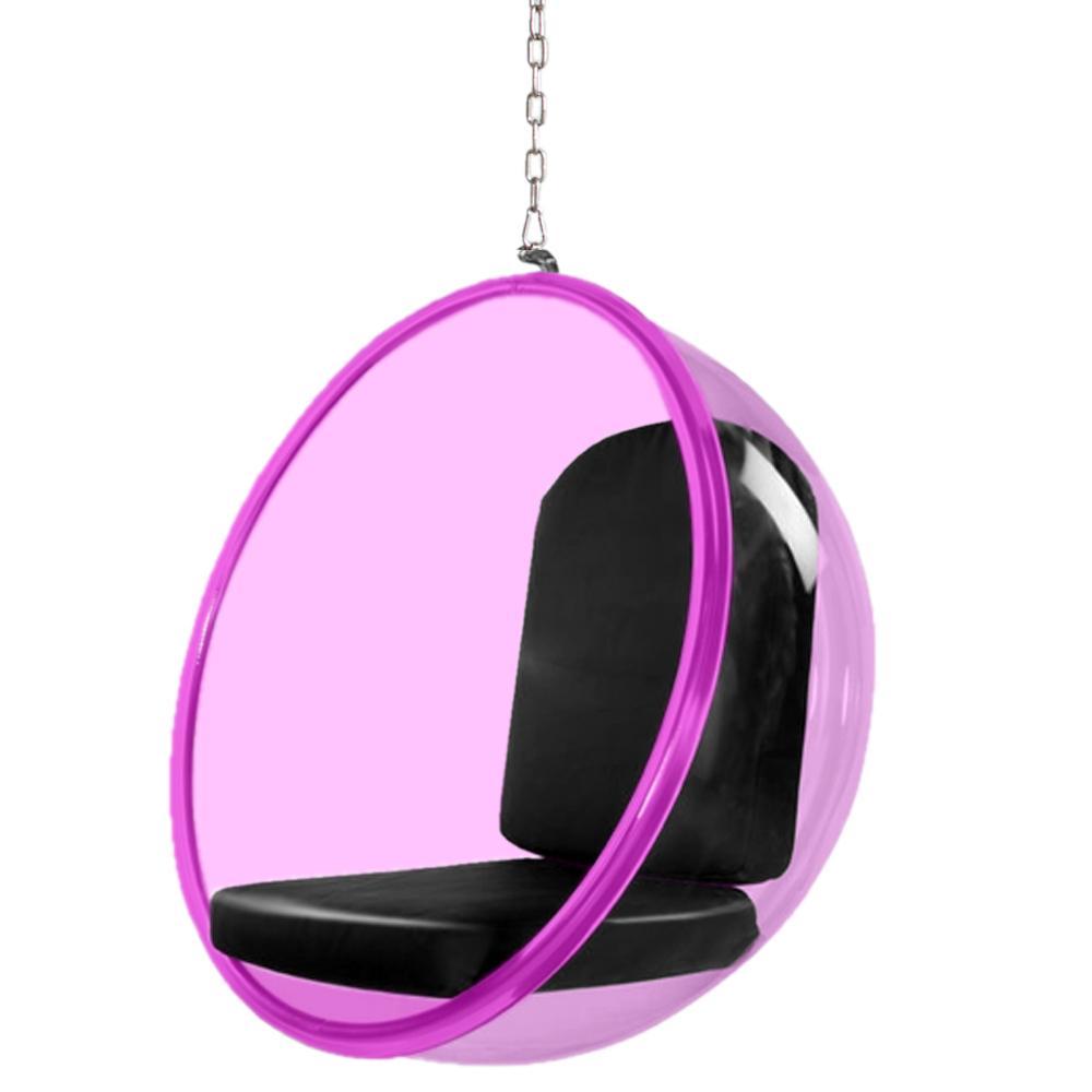 Buy Bubble Hanging Chair Pink Acrylic At Lifeix Design For Only