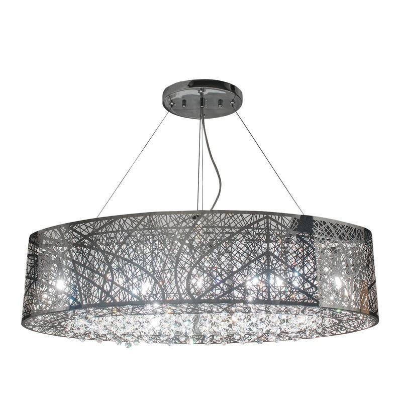 Buy Chrome Crystal Suaree Oblong Chandelier At Lifeix Design For Only 720 91