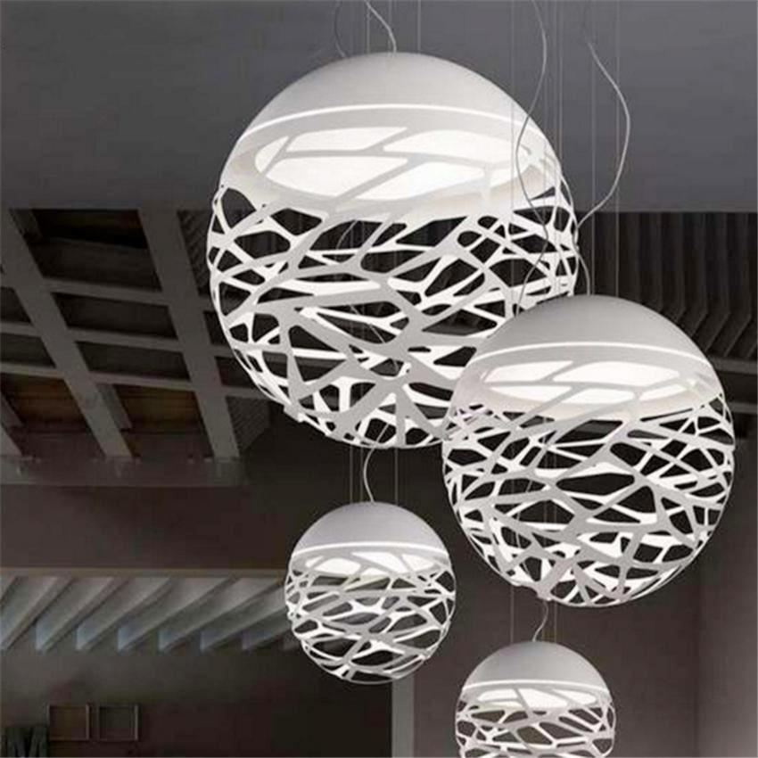 Buy Engineering White Ball Modern Pendant Light at Lifeix Design for