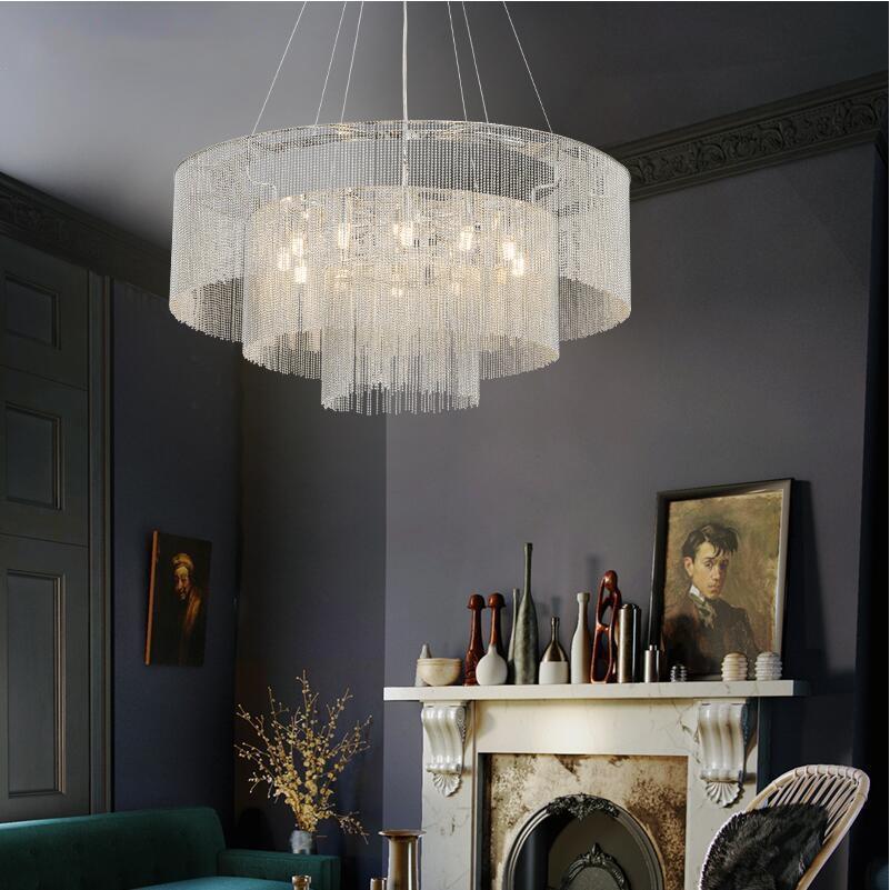 silver dining room light fixture