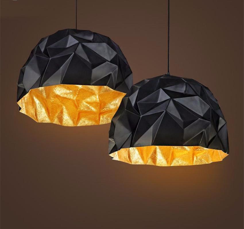 Buy Origami American Vintage Retro Crumpled Pendant Light At Lifeix Design For Only 49319