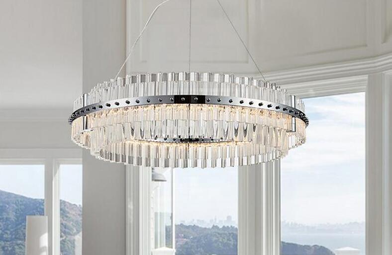 glass chandelier modern