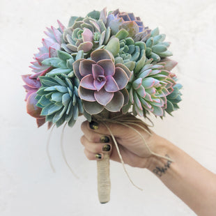 Succulent Bridal Bouquet