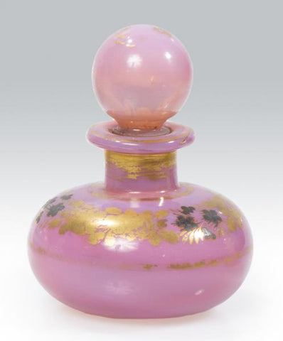 Cranberry opaque cristal perfume bottle