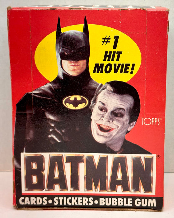 Batman Series 1 Vintage Trading Wax Trading Card Box 36 Packs —