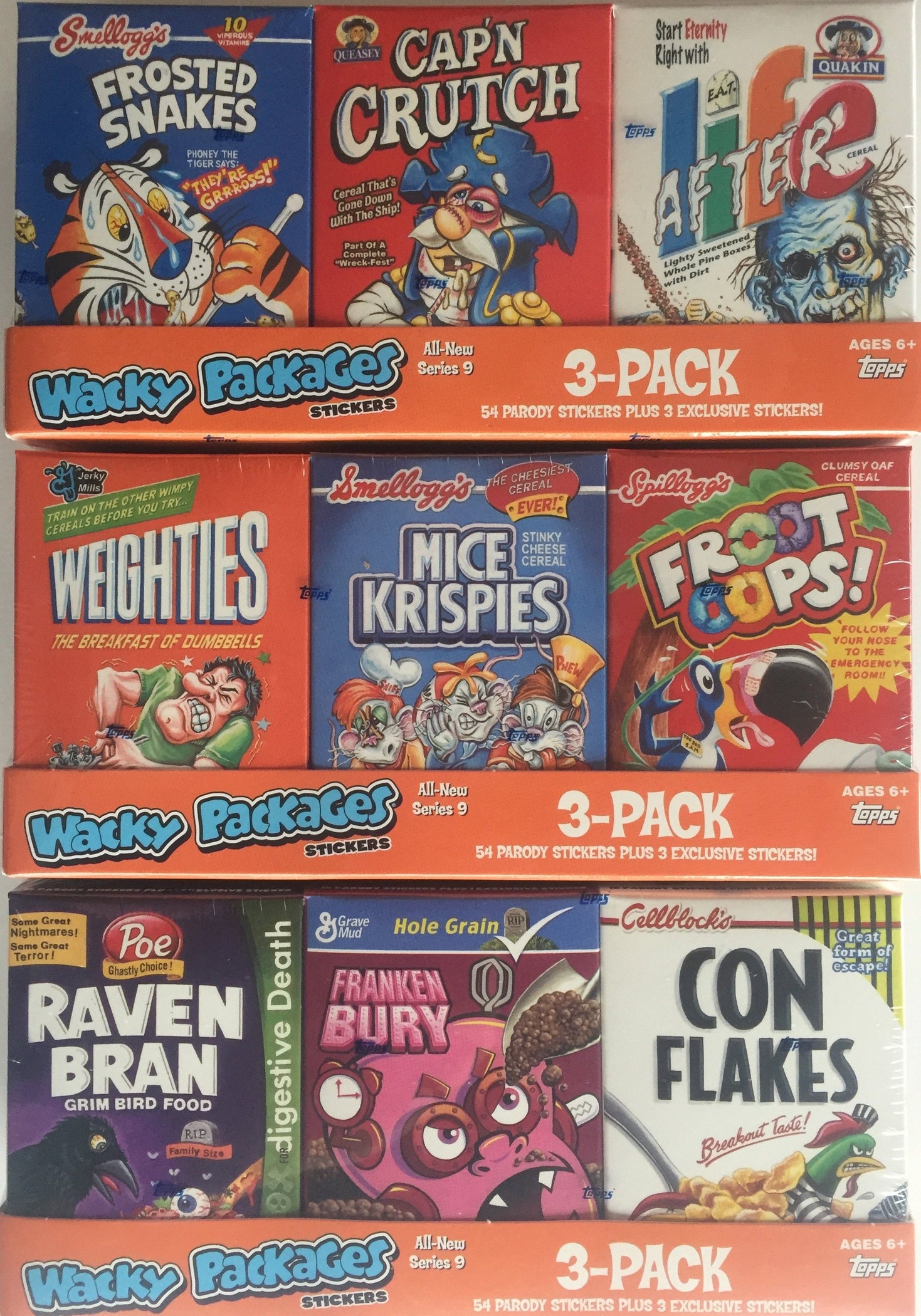 wacky packages cereal