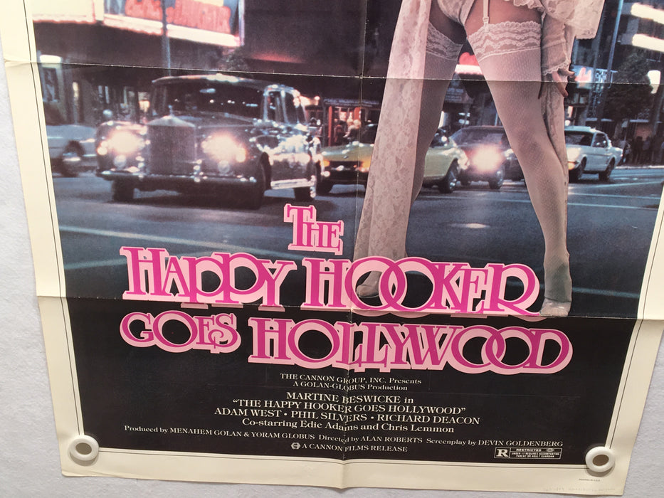 1980 The Happy Hooker Goes Hollywood 1sh Movie Poster 27 X 41 Martine — 1500