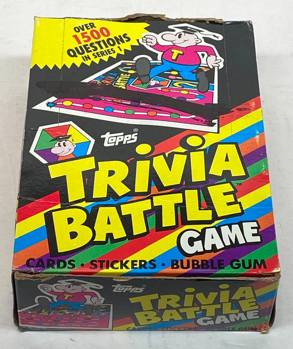 1984 Trivia Battle Game Trading Card Box 36 Pack Ct Topps Full X Out B Tvmoviecards Com