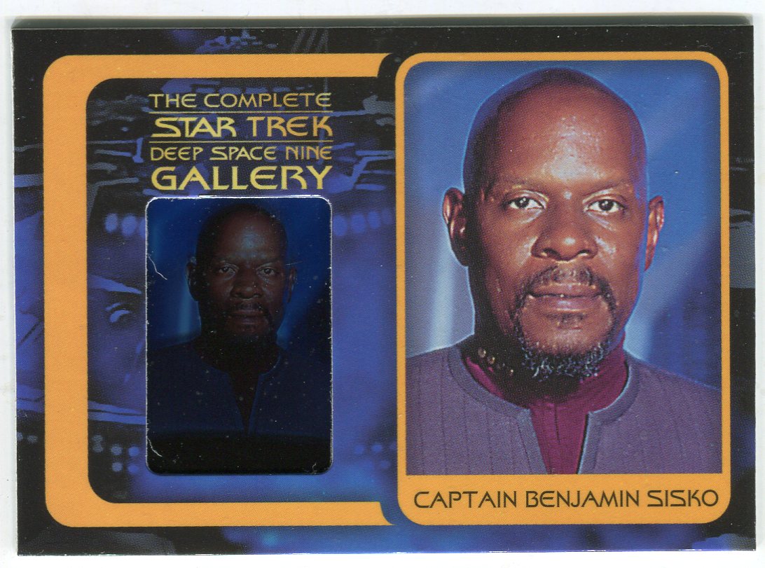 Star Trek Complete Deep Space Nine DS9 Gallery G1 Chase Card Cpt. Benjamin Sisko
