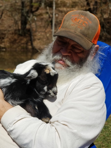 Tom and goat kid