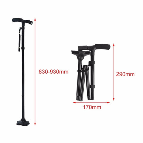 collapsible walking stick
