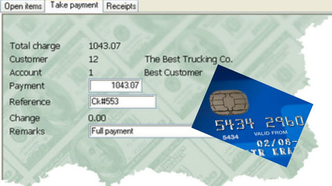Scale ticketing credit card payment 
