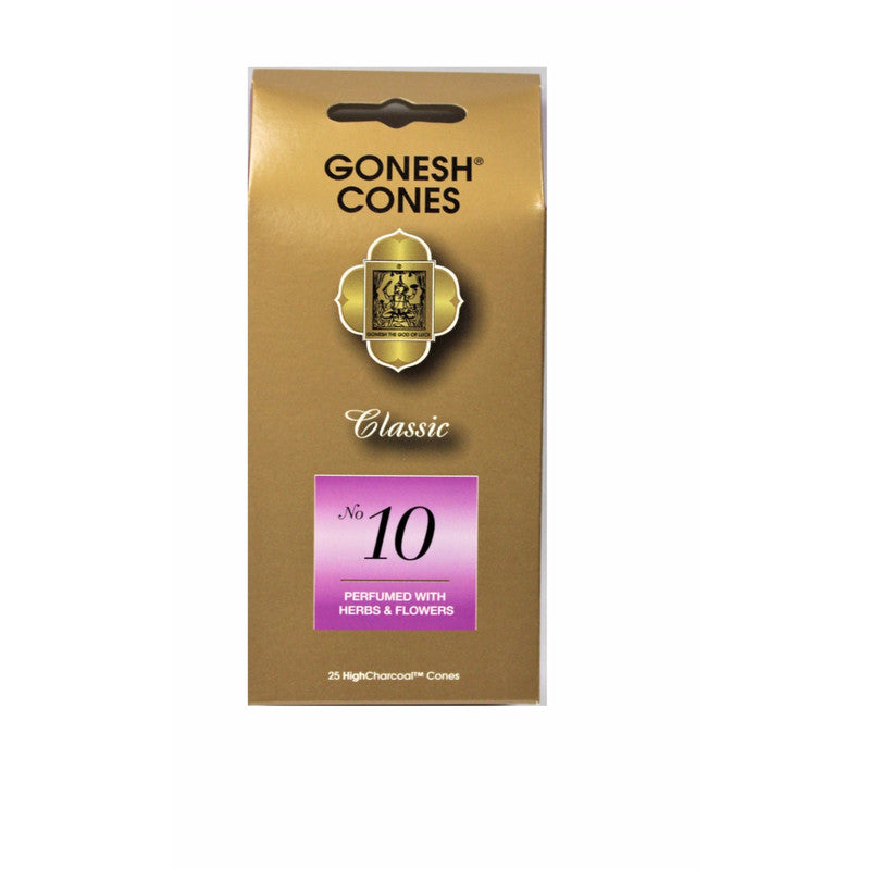 Gonesh Classic Cones No 10 Herbs Flower Set Of 8 Maison Concepts Inc