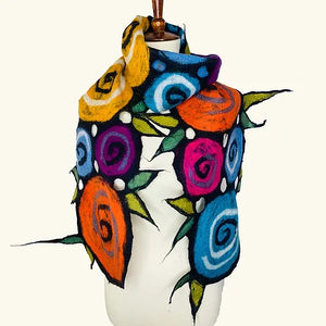 Cutwork Floral Scarf - Satori Designs CA