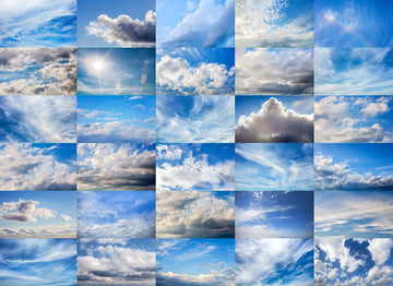Blue Sky Overlays for Photoshop | Blue Skies Pack I