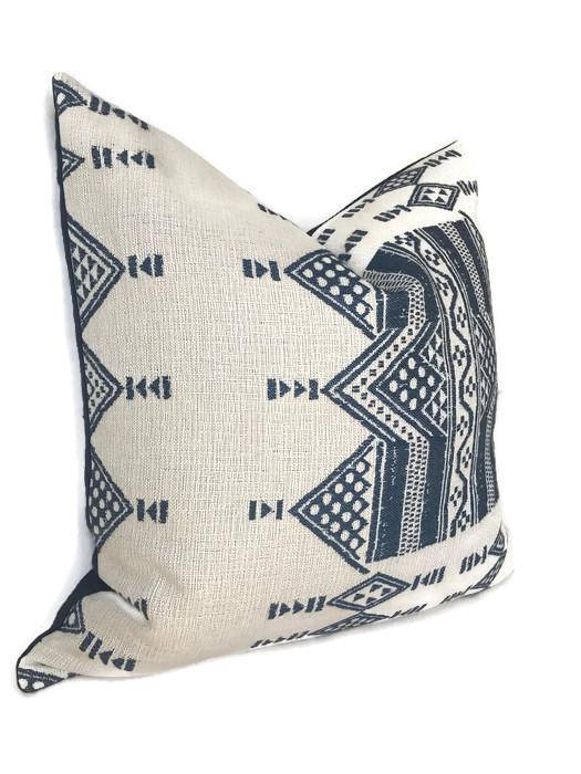 Peter Dunham Mombasa Pillow Cover in Indigo Blue – DEKOWE