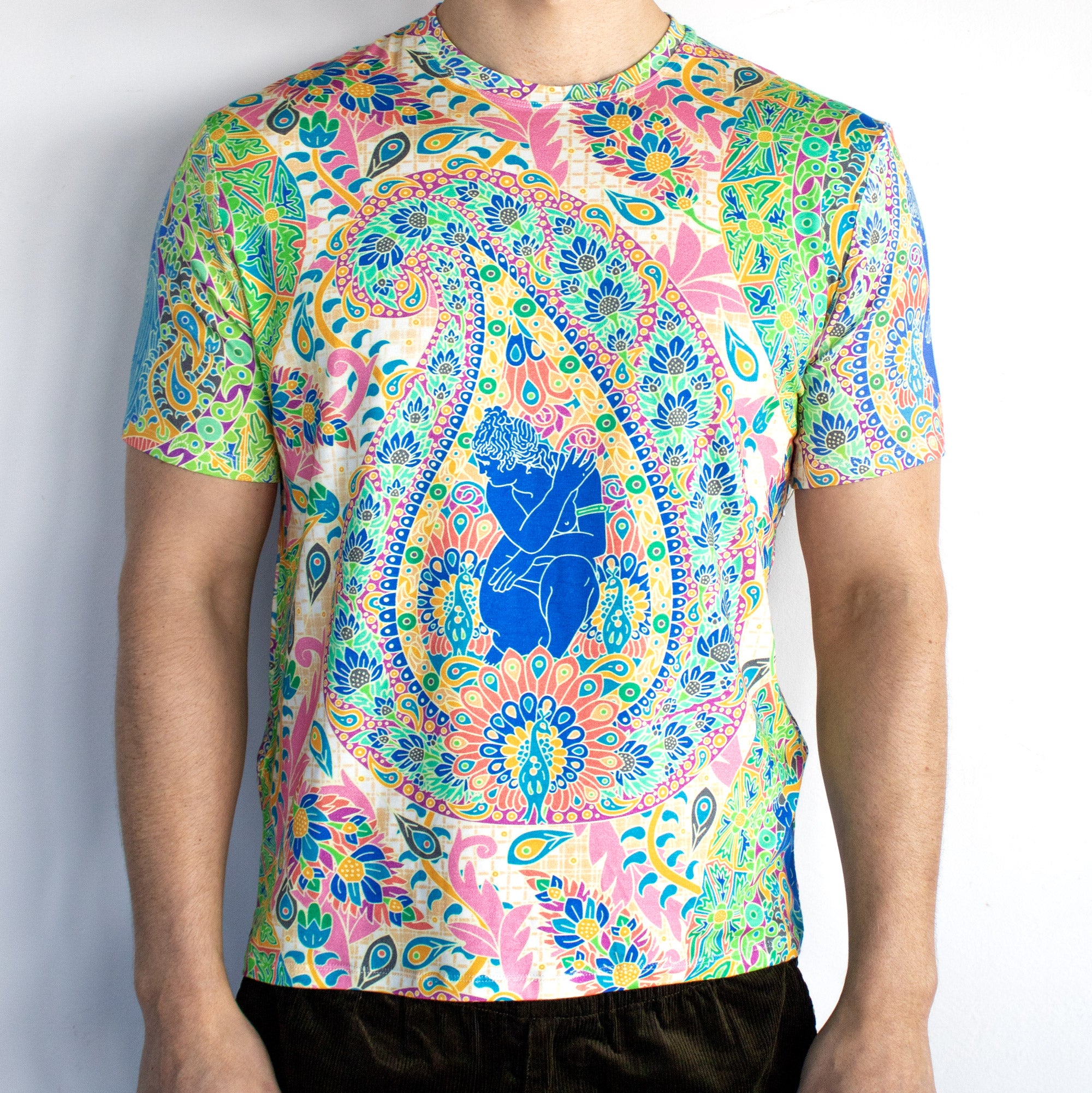 Paisley Print T-shirt, Sustainable Tencel Fashion, London