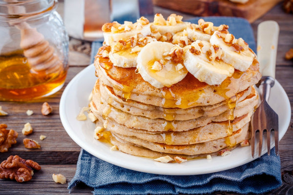 Banana Oat Pancakes