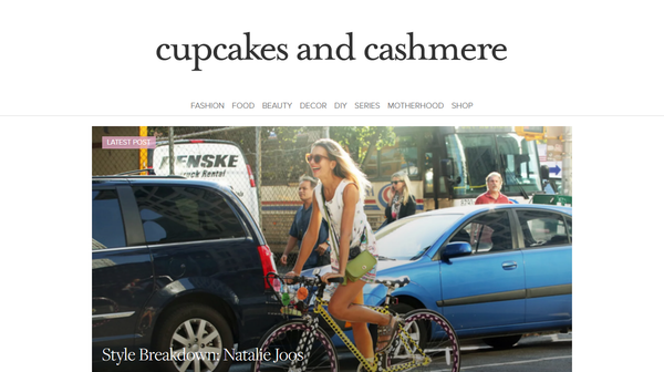 Cupcakes & Cashmere Blog