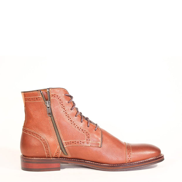 johnston & murphy warner cap toe zip boot