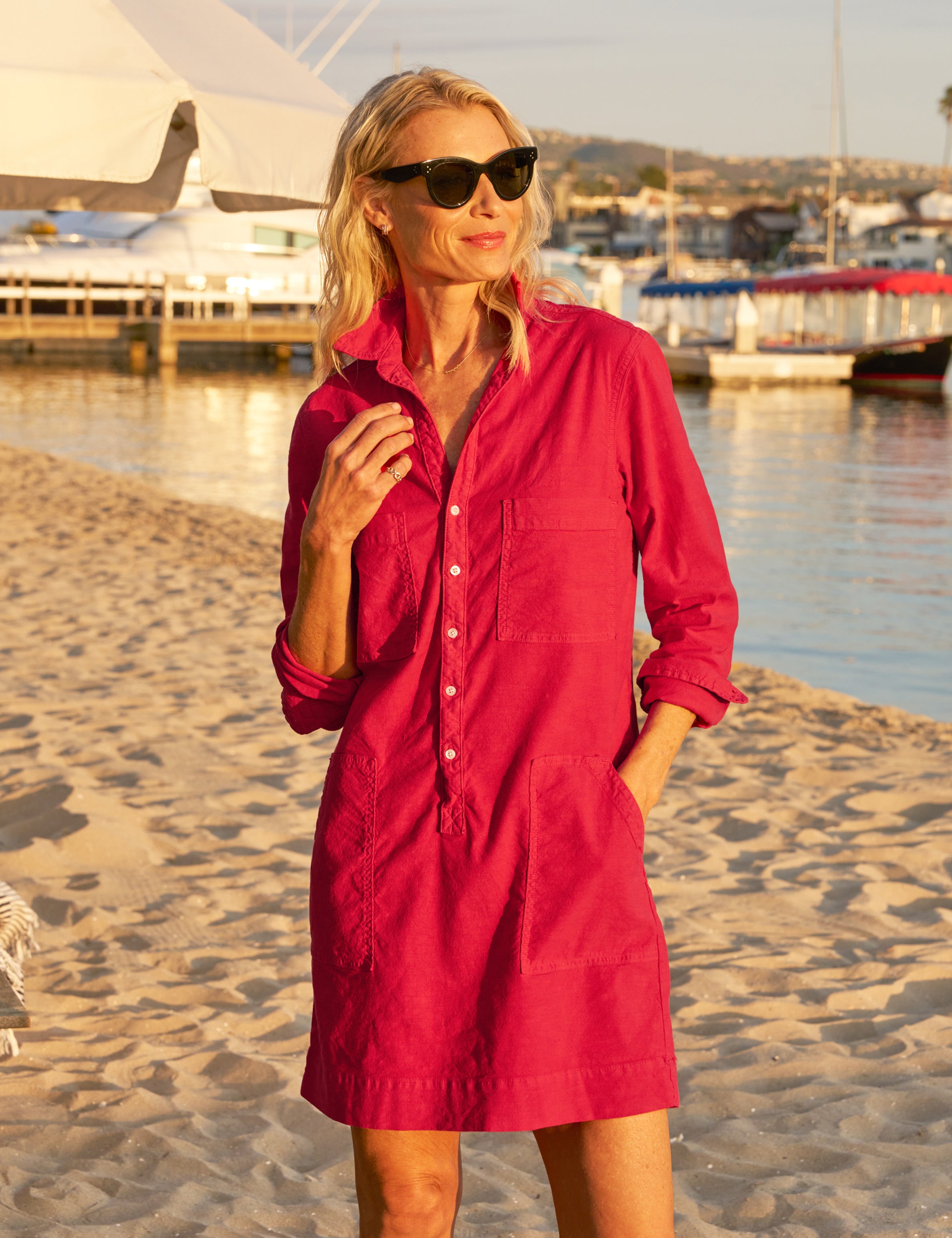 Shop Frank & Eileen Southern Ireland In Red