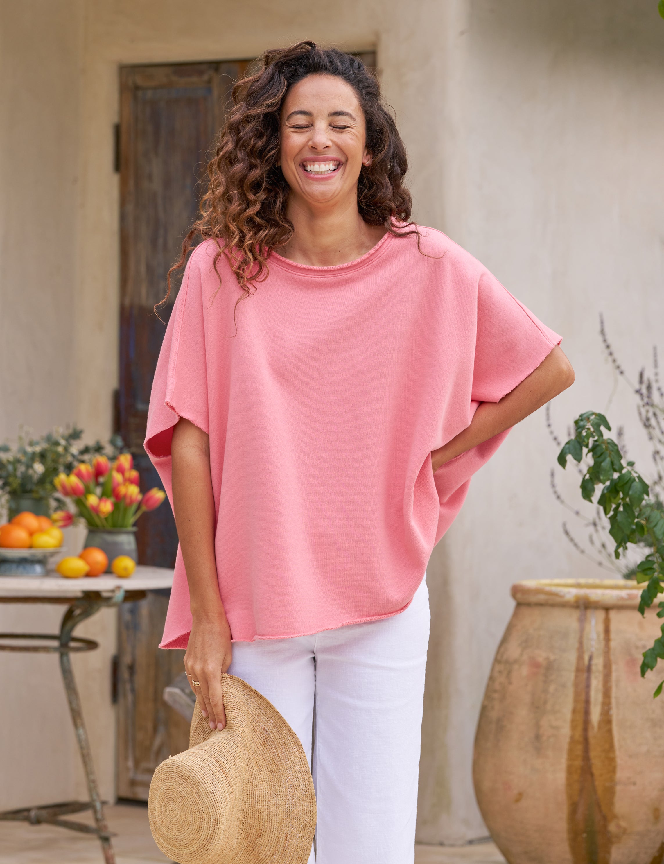 Shop Frank & Eileen Olive In Pink