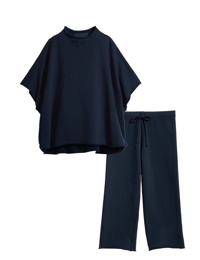 Malibu Travel Set, Audrey Capelet & Favorite Sweatpants, Navy | Frank ...