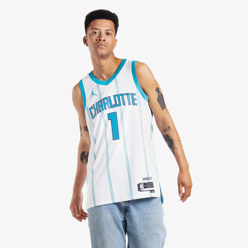 LaMelo Ball 1 Charlotte Hornets Teal Men Jersey 2022-23 Icon Edition  Swingman - Bluefink