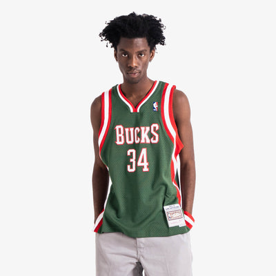 Mitchell & Ness HWC 2013 Giannis Antetokounmpo Milwaukee Bucks Authentic Jersey / Medium