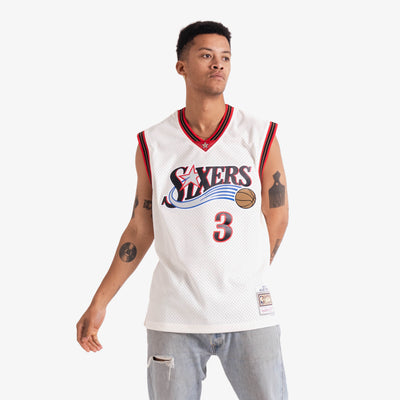 00's Allen Iverson Philadelphia 76ers Sixers Reebok Hardwood Classic NBA  Jersey Size XL – Rare VNTG