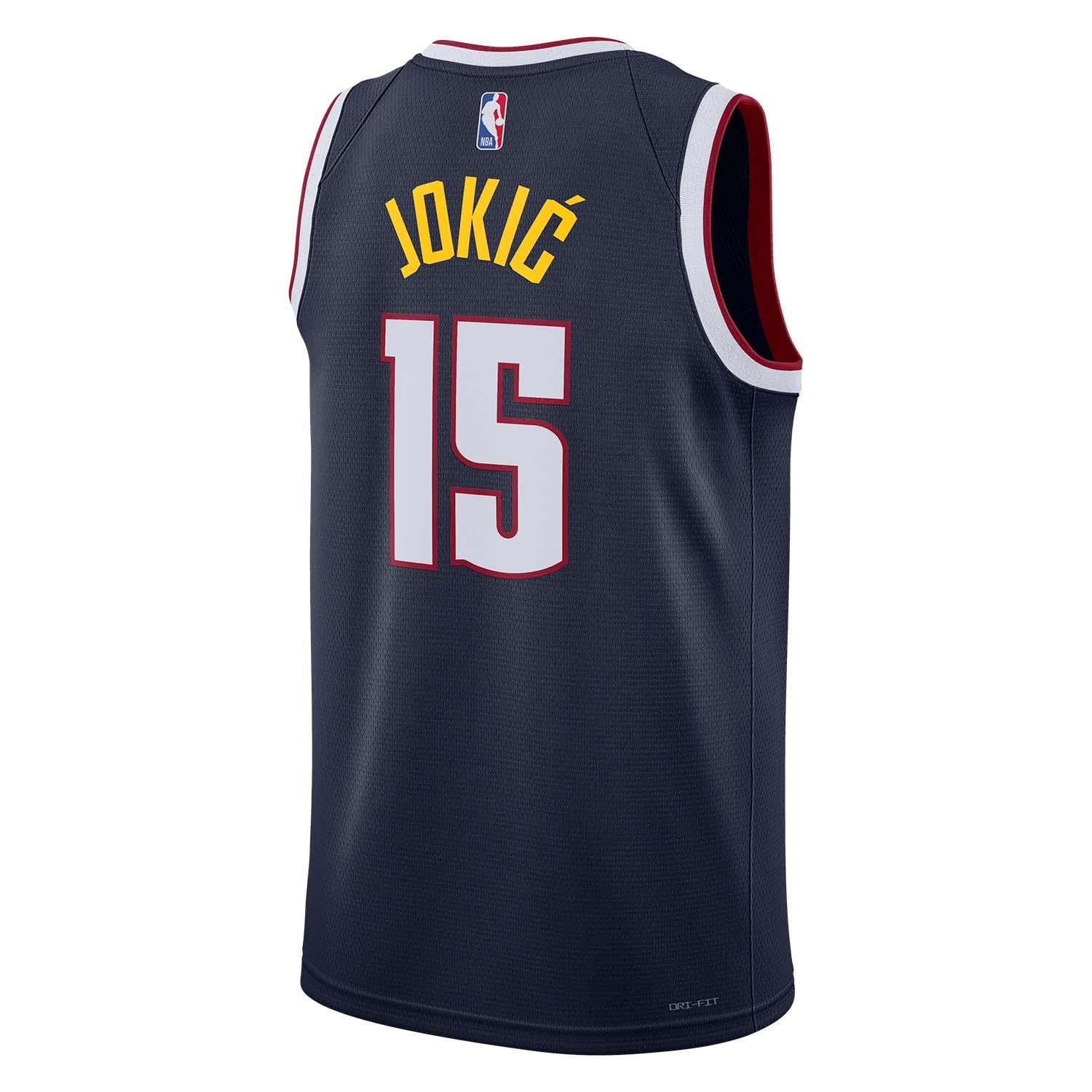 Nikola Jokić Denver Nuggets 2023 Icon Edition NBA Swingman Jersey ...