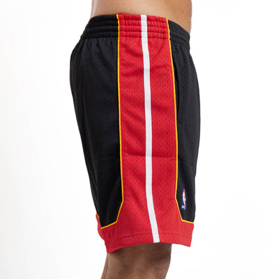 Lids Miami Heat Mitchell & Ness Hardwood Classics 1996 Hyper Hoops Swingman  Shorts - Red