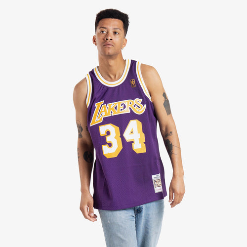 Dennis Rodman Los Angeles Lakers HWC Throwback NBA Swingman Jersey