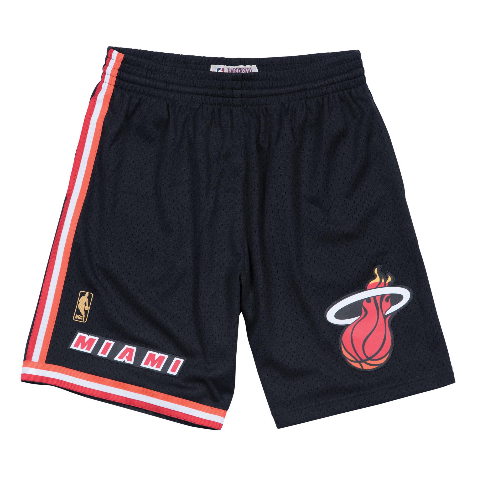 miami heat hardwood classic shorts