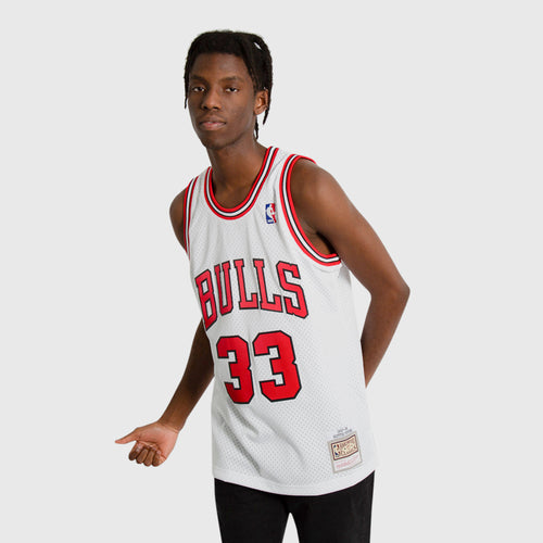  Scottie Pippen Chicago Bulls White Gray Stripe Youth 8-20  Hardwood Classic Soul Swingman Player Jersey - Small 8 : Sports & Outdoors