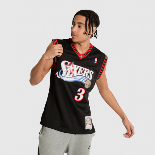 ALLEN IVERSON PHILADELPHIA 76ERS THROWBACK JERSEY (GOLD) – Dripshortex