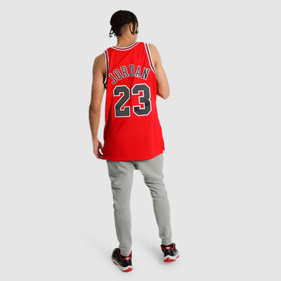 Michael Jordan Chicago Bulls Mitchell & Ness 1998 NBA Finals Hardwood Classics Authentic Player Jersey - Red