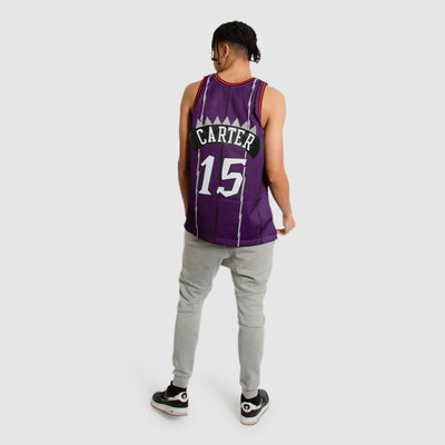 Youth Vince Carter Toronto Raptors Mitchell & Ness Hardwood Classics Swingman Purple Jersey