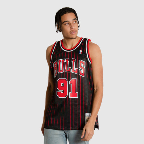 Dennis Rodman Mitchell & Ness Royal Hardwood Classics Throwback Swingman  Jersey