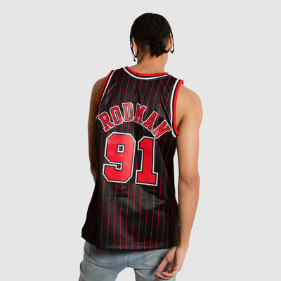 Dennis Rodman Chicago Bulls Mitchell & Ness Hardwood Classics Name & Number  T-Shirt – Chicago Sports Shop