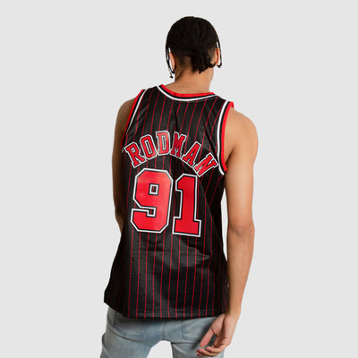 Dennis Rodman Mitchell & Ness Royal Hardwood Classics Throwback Swingman  Jersey