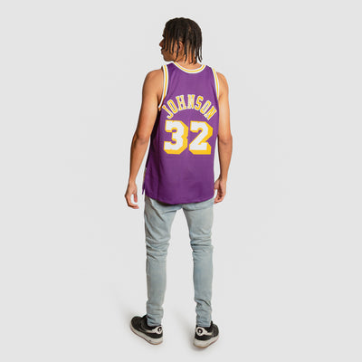 Magic Johnson Los Angeles Lakers Mitchell & Ness Big & Tall Hardwood  Classics Jersey - Gold