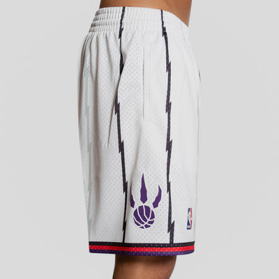  Mitchell & Ness Toronto Raptors Swingman Road Shorts 1998-99  (Small) Purple : Sports & Outdoors