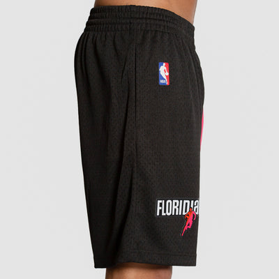 Hardwood Classics Modern NBA Miami Heat Basketball Shorts Medium