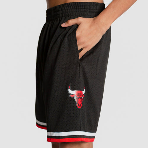 Chicago Bulls Off Season Shorts - Black - Throwback